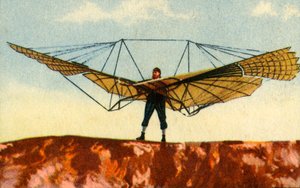 Otto Lilienthals glider, 1890-tallet, 1932. av Unbekannt
