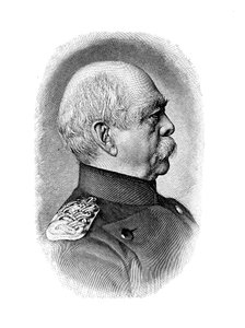Otto von Bismarck, tysk statsmann, 1885 av Unbekannt