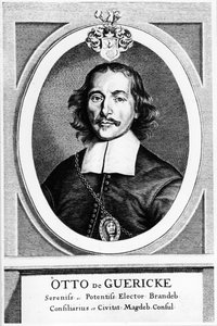 Otto von Guericke , tysk oppfinner, ingeniør og fysiker, 1672 av Unbekannt