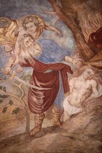 Vår Frue av Assumpsjon kirke. Abraham ofret sønnen Cordon Frankrike av Unbekannt