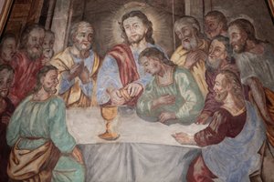 Vår Frue av Assumpsjon kirke. The Last Supper Cordon Frankrike av Unbekannt
