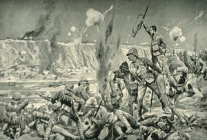 Paardeberg: Angrepet på Cronjes posisjon, 1901. av Unbekannt