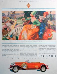 Packard bilannonse, 1930 av Unbekannt