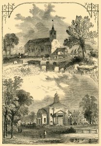 Paddington kirke: 1750 og 1805, c1876. av Unbekannt