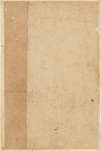 Side fra Tales of a Parrot Tuti-nama: blank side, ca. 1560. av Unbekannt