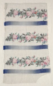 Malt Organdy Strip, midten av 1800-tallet. av Unbekannt