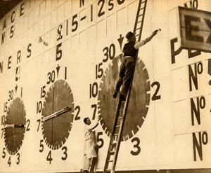 Malere på jobb på White City-vesken, West London, 1932, 1933. av Unbekannt