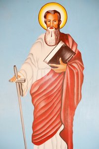 Maleri i Kpalime katedral: Saint Paul, Lome, Togo av Unbekannt