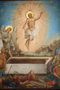 Maleri i Saint Mary of the Mongols' greske kirke Istanbul Turquie av Unbekannt