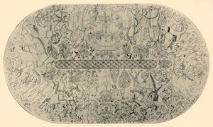 Maleri på taket i Hall of Justice, nr. 1, 1907. av Unbekannt