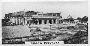 Palace, Pudukottai, Tamil Nadu, India, c1925 av Unbekannt