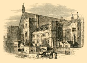 Palace Yard i det attende århundre, 1881. av Unbekannt