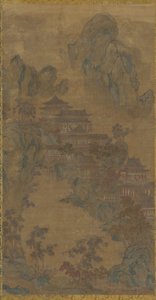 Palass i fjellene, Ming-dynastiet, 1500-1600-tallet. av Unbekannt