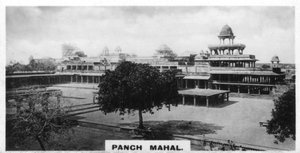 Panch Mahal, Fatehpur Sikri, Agra, India, 1925 av Unbekannt