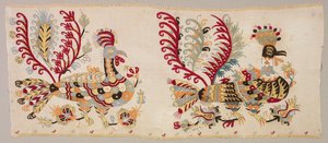 Panel, trolig fra et skjørt, 1800-tallet. av Unbekannt