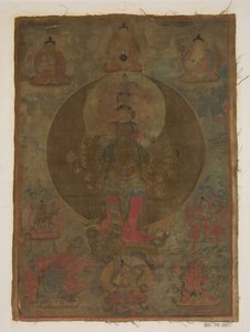 Panel fra Painting of a Thousand-Armed Guanyin, dato ukjent. av Unbekannt