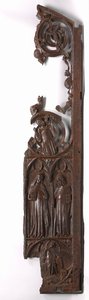 Panel fra en korstall, ca. 1330-1340. av Unbekannt
