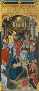 Paneler fra høyalteret i Charterhouse of Saint-Honoré, Thuison-les-Abbeville: Pinse... av Unbekannt