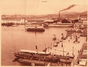 Panorama av Quais i Toulon, 1930. av Unbekannt