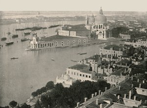Panorama over byen Venezia, Italia, 1895. av Unbekannt