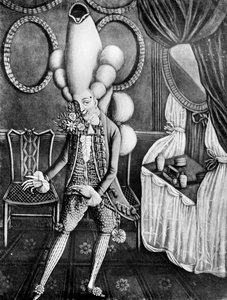 Pantheon Macaroni, 1782 av Unbekannt