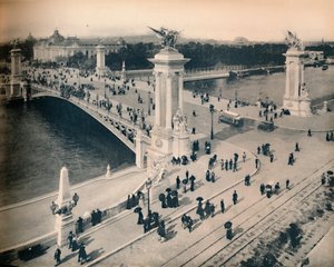 Paris. - Alexander III-broen. -LL, c1910. av Unbekannt