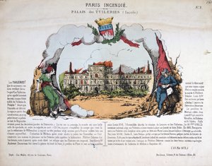 Paris brann, 1871 av Unbekannt