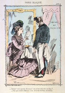 Paris beleiret, 1870-1871. av Unbekannt