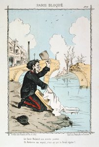 Paris beleiret, 1870-1871 av Unbekannt