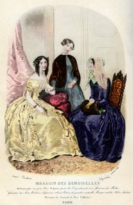 Parisiske moter på 1800-tallet, 1849 1938 av Unbekannt