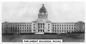 Parliament Buildings, Regina, Saskatchewan, Canada, ca. 1920-tallet av Unbekannt
