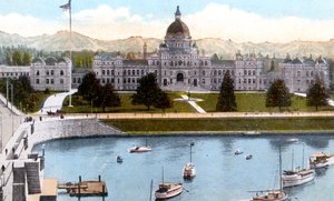 Parliament Buildings, Victoria, British Columbia, Canada, ca 1900-tallet av Unbekannt