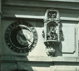 En del av Clock - Berne - 1887. av Unbekannt