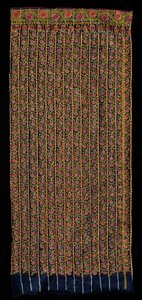 Del av et skjørt Ghaghara, 1700-1800-tallet. av Unbekannt