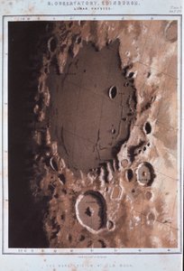 En del av månens overflate, 1857 av Unbekannt