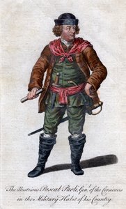 Pascal Paoli, korsikansk general og patriot fra 1700-tallet av Unbekannt