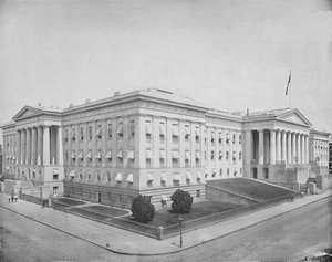 Patentkontoret, Washington, c1897. av Unbekannt