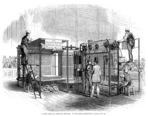 Patent vertikal utskriftsmaskin, Great Exhibition, London, 1851 av Unbekannt