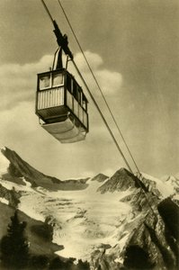 Patscherkofelbahn, Innsbruck, Tyrol, Østerrike, c1935. av Unbekannt