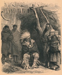 Pawnee-indianere, c1800-tallet av Unbekannt
