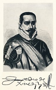 Pedro De Valdivia, c1879, 1911 av Unbekannt