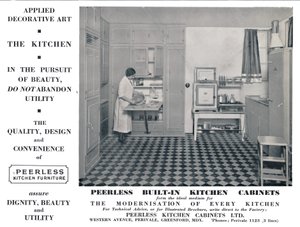 Peerless innebygde kjøkkenskap, 1935 av Unbekannt