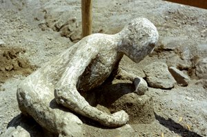 Person drept av Pompeii-utbruddet, 79 e.Kr av Unbekannt