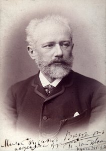 Peter Tsjaikovskij , russisk komponist, 1888 av Unbekannt