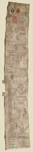 Peter av Poitiers Compendium of Historiae i Genealogia Christi-paret, ca. 1220 av Unbekannt