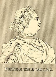 Peter den store, 1672-1725, 1830. av Unbekannt