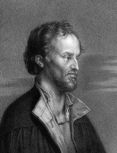 Philipp Melanchthon , tysk protestantisk reformator fra 1500-tallet, 1836. av Unbekannt
