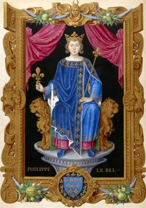 Philippe IV le Bel Fra Recueil des rois de France, av Jean Du Tillet (1500-tallet). av Unbekannt