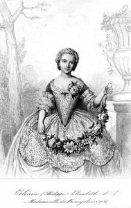 Filippinske Elisabeth av Orléans, Mademoiselle de Beaujolais av Unbekannt