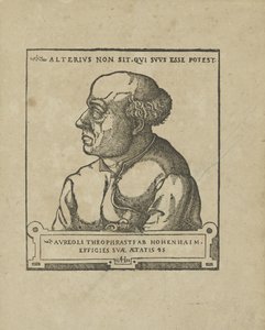 Philippus Theophrastus Aureolus Bombastus von Hohenheim Paracelsus, ca 1538. av Unbekannt